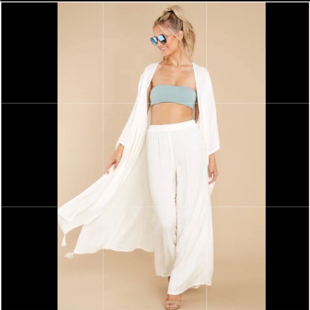 White Kimino & Pant set